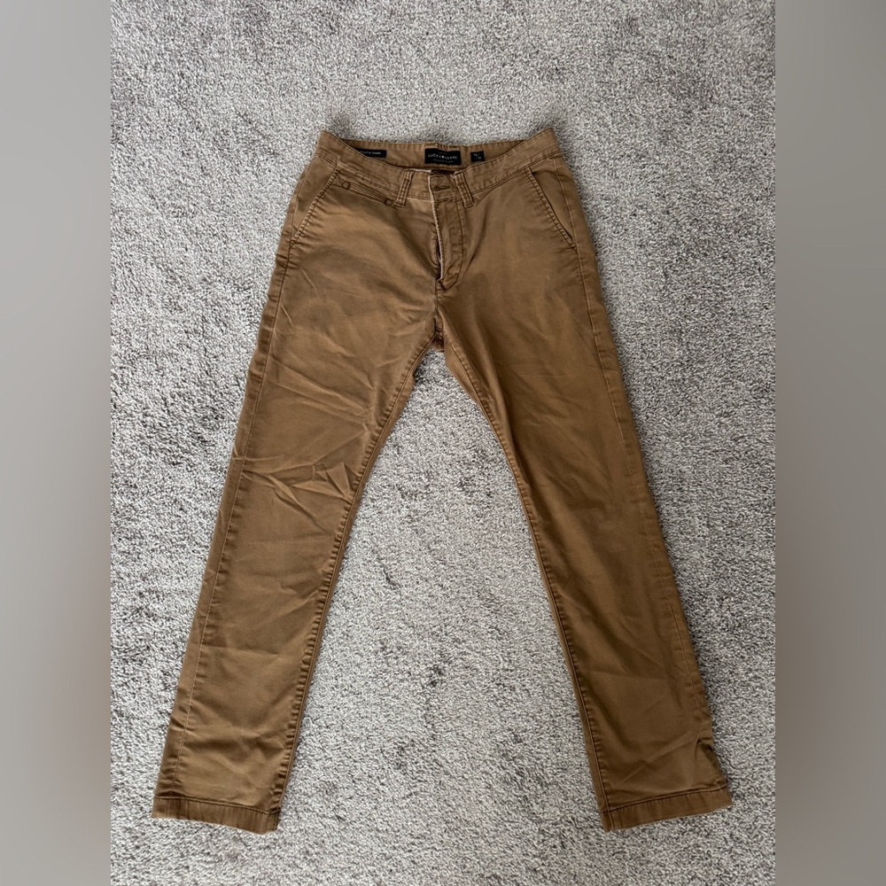 Lucky Brand Brown 410 Athletic Chino